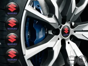 Suzuki Gewölbte Sticker Premium Cosmic Drift Vector